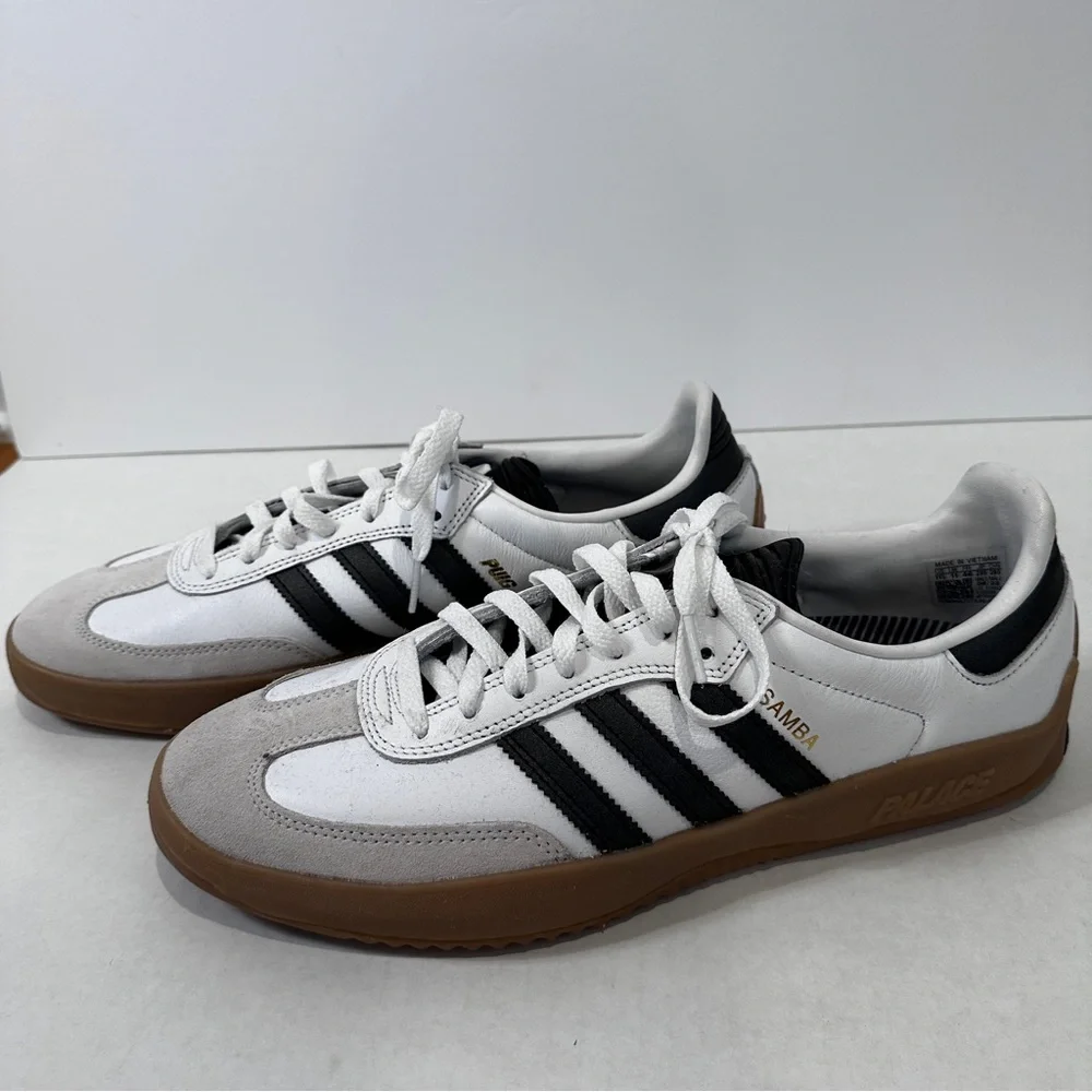 Size 11.5 - adidas Palace x Puig Samba White Black